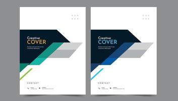 Cover template flyer design vector background