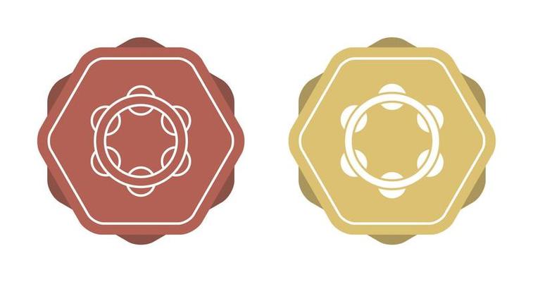 Tambourine Vector Icon