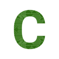 Modern Letter Alphabet Processor Printed Circuit Board Chip png