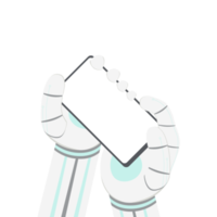 Artificial Intelligence Robot Machine Hand Arm Pose Smartphone png
