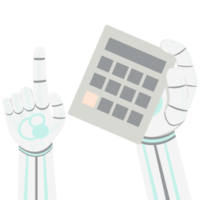 Artificial Intelligence Robot Machine Hand Arm Pose Calculator png