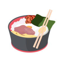 nudel Ramen ramyun ramyeon soppa traditionell asiatisk mat png