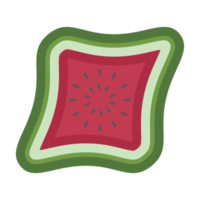 Wassermelone Scheibe Sommer- Essen köstlich cool trinken Obst png