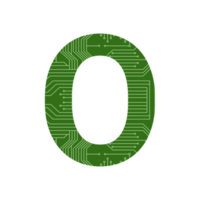 Modern Letter Alphabet Processor Printed Circuit Board Chip png