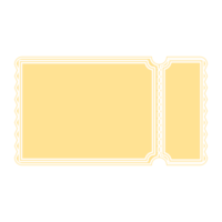 gouden ticket sticker kogel logboek blanco png