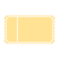 gouden ticket sticker kogel logboek blanco png