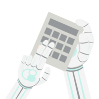 Artificial Intelligence Robot Machine Hand Arm Pose Calculator png