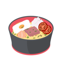 nudel Ramen ramyun ramyeon soppa traditionell asiatisk mat png