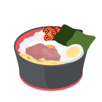 noodle ramen ramyun ramyeon soep traditioneel Aziatisch voedsel png