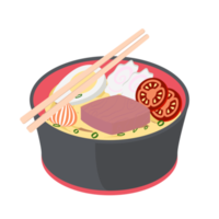 nudel Ramen ramyun ramyeon soppa traditionell asiatisk mat png