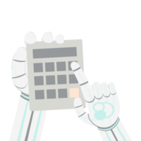 Artificial Intelligence Robot Machine Hand Arm Pose Calculator png