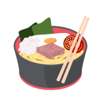 nudel Ramen ramyun ramyeon soppa traditionell asiatisk mat png