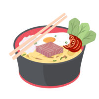 Nudel Ramen ramyun ramyeon Suppe traditionell asiatisch Essen png