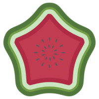 Wassermelone Scheibe Sommer- Essen köstlich cool trinken Obst png