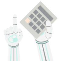 Artificial Intelligence Robot Machine Hand Arm Pose Calculator png