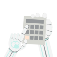 Artificial Intelligence Robot Machine Hand Arm Pose Calculator png