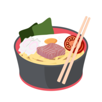 nudel Ramen ramyun ramyeon soppa traditionell asiatisk mat png