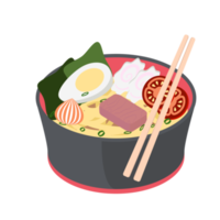 noodle ramen ramyun ramyeon soep traditioneel Aziatisch voedsel png