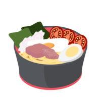 nudel Ramen ramyun ramyeon soppa traditionell asiatisk mat png