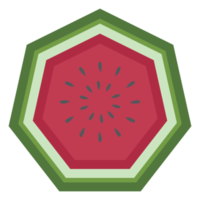 Wassermelone Scheibe Sommer- Essen köstlich cool trinken Obst png