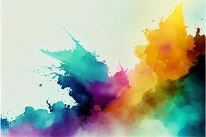 Abstract colorful watercolor background. Purple watercolor texture vector background photo