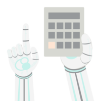 Artificial Intelligence Robot Machine Hand Arm Pose Calculator png