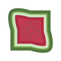 Wassermelone Scheibe Sommer- Essen köstlich cool trinken Obst png