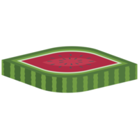 Wassermelone Scheibe Sommer- Essen köstlich cool trinken Obst png