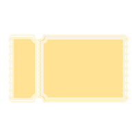 gouden ticket sticker kogel logboek blanco png