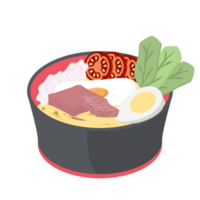 nudel Ramen ramyun ramyeon soppa traditionell asiatisk mat png