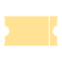 gouden ticket sticker kogel logboek blanco png