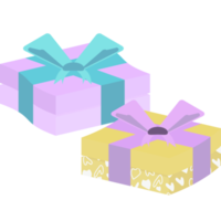 Gift Box Wrap Souvenir Tied Ribbon png