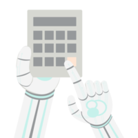 Artificial Intelligence Robot Machine Hand Arm Pose Calculator png