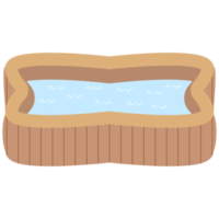 Wooden Jacuzzi Swimming Pool Swim png