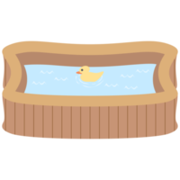 en bois jacuzzi nager bassin nager png