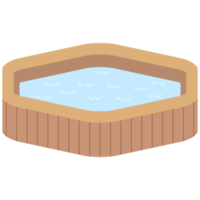 Wooden Jacuzzi Swimming Pool Swim png