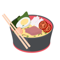 noodle ramen ramyun ramyeon soep traditioneel Aziatisch voedsel png