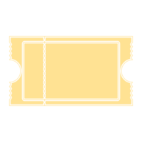 Golden Ticket Sticker Bullet Journal Blank png