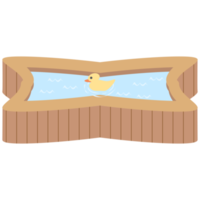 Wooden Jacuzzi Swimming Pool Swim png