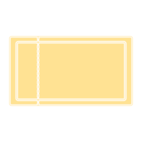 Golden Ticket Sticker Bullet Journal Blank png