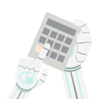 Artificial Intelligence Robot Machine Hand Arm Pose Calculator png