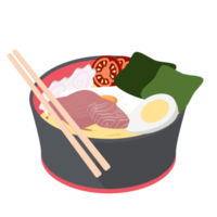 noodle ramen ramyun ramyeon soep traditioneel Aziatisch voedsel png