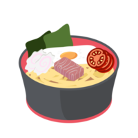 noodle ramen ramyun ramyeon soep traditioneel Aziatisch voedsel png