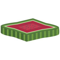 Wassermelone Scheibe Sommer- Essen köstlich cool trinken Obst png