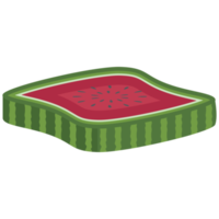 Wassermelone Scheibe Sommer- Essen köstlich cool trinken Obst png