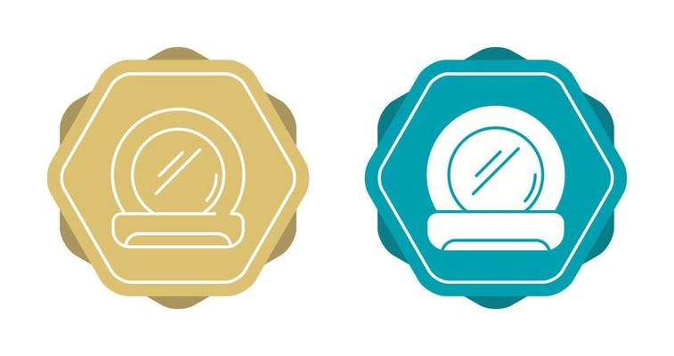 Pocket Mirror Vector Icon