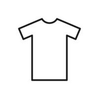 editable icono de camiseta, vector ilustración aislado en blanco antecedentes. utilizando para presentación, sitio web o móvil aplicación