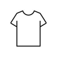 editable icono de camiseta, vector ilustración aislado en blanco antecedentes. utilizando para presentación, sitio web o móvil aplicación