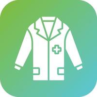 Doctor Coat Vector Icon Style