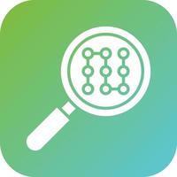 Pattern Recognition Vector Icon Style